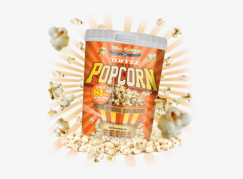 Toffee Tub Explode - Popcorn, transparent png download