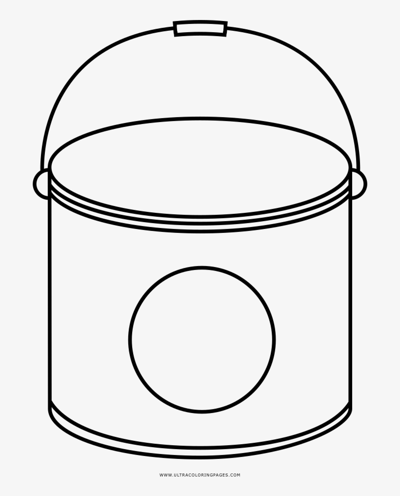 11 Bucket Coloring - Line Art, transparent png download