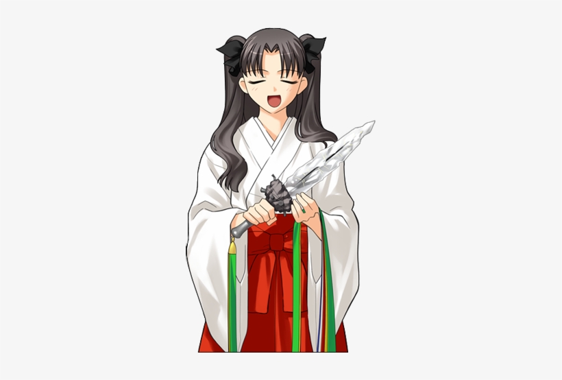 Post By Tohsaka Rin On Nov 14, 2011 At - Tohsaka Rin Fha Sprites, transparent png download