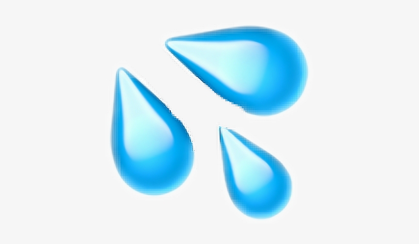 Sweat Droplets Emoji, transparent png download