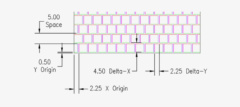 Fourth Step In Delta‑x Hatch Pattern - Make Cad Pattern Hatch, transparent png download