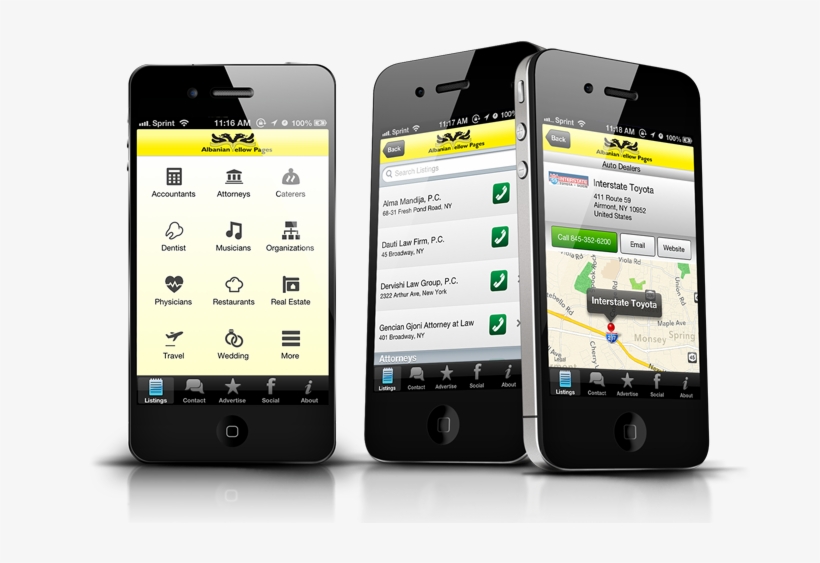 The All New Albanian Yellow Pages App - Pages Download App, transparent png download