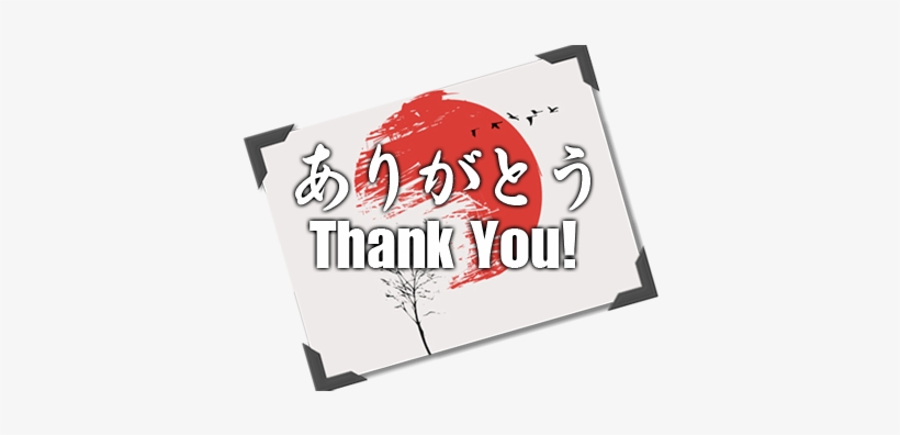 A Big Thank You To All The Volunteers That Made This - Thank You Japan Language, transparent png download