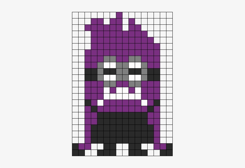 Evil Minion Despiciable Me Perler Bead Pattern / Bead - Minion Bead Pattern, transparent png download