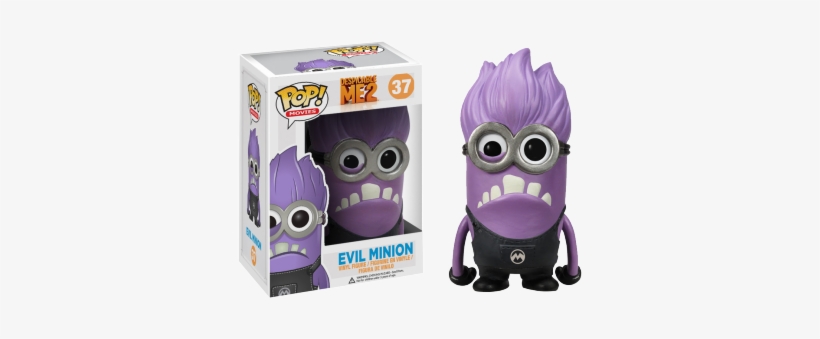 Funko Pop Movies Despicable Me Purple Minion - Evil Minion Pop, transparent png download