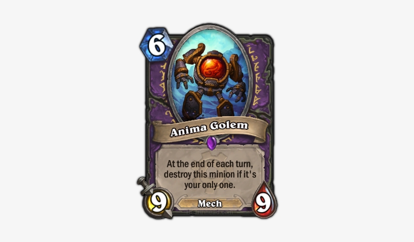 Here's The List Of Debunked Cards - Anima Golem, transparent png download