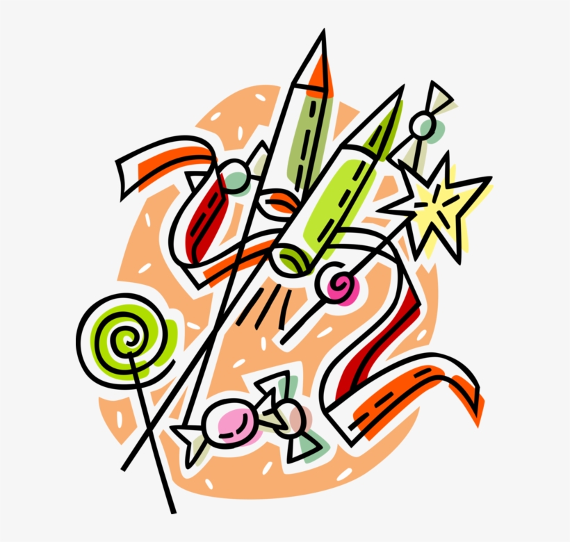 Vector Illustration Of Independence Day 4th Fourth - Fete Du Village, transparent png download