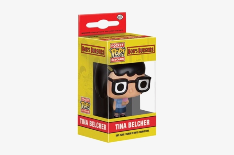 Animation Pocket Pop Keychains - Bob's Burgers Funko Keychain, transparent png download