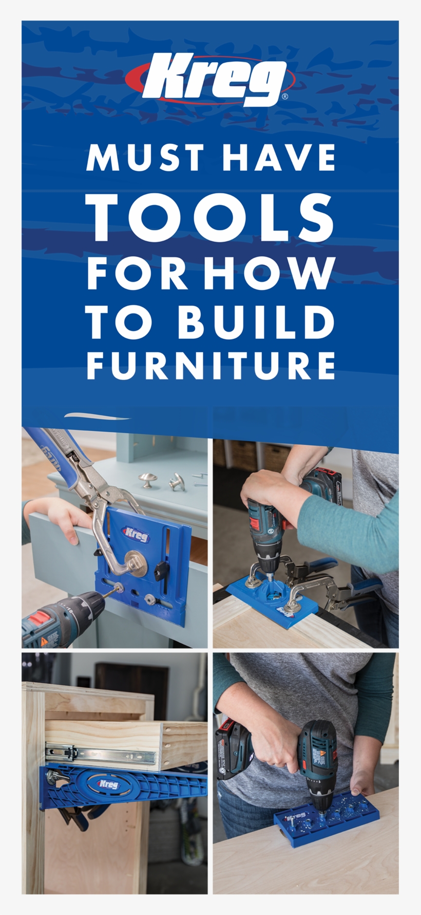 You Need These Four Tools To Build Your Own Furniture - Kreg Screws 8x2 Coarse Washer Head, transparent png download
