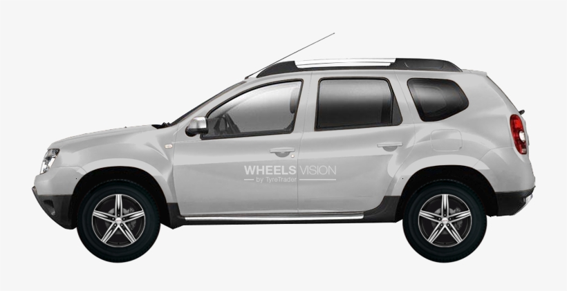 Factory Wheels And Tyres Sizes Renault Duster - Renault Duster 2018 White, transparent png download