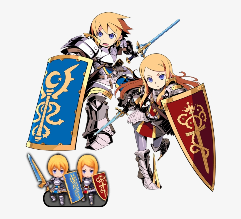Etrian Odyssey Protector Female, transparent png download