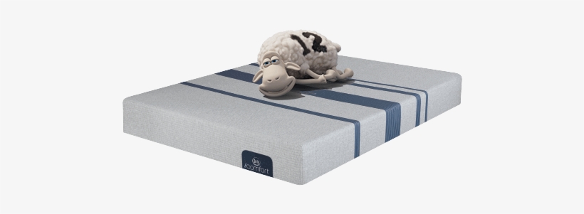 Icomfort Memory Foam Mattress With Sheep - Icomfort 100 9.75" Firm Gel Memory Foam Mattress Serta, transparent png download