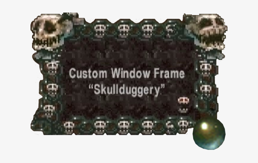 Just Like It Sounds, It's A Border Made Out Of Skulls - Pc Game, transparent png download