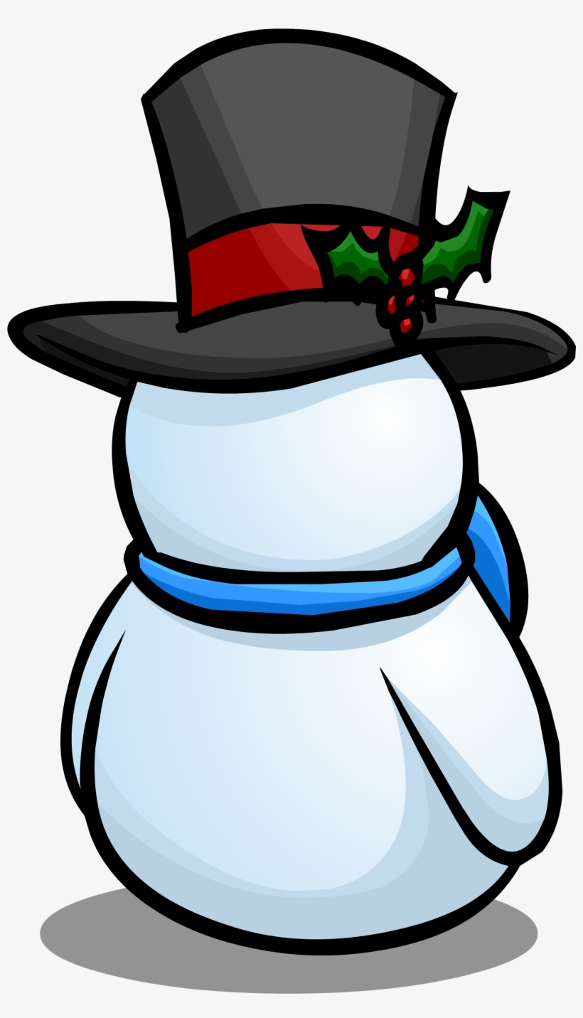 Top Hat Snowman Sprite 006 - Portable Network Graphics, transparent png download