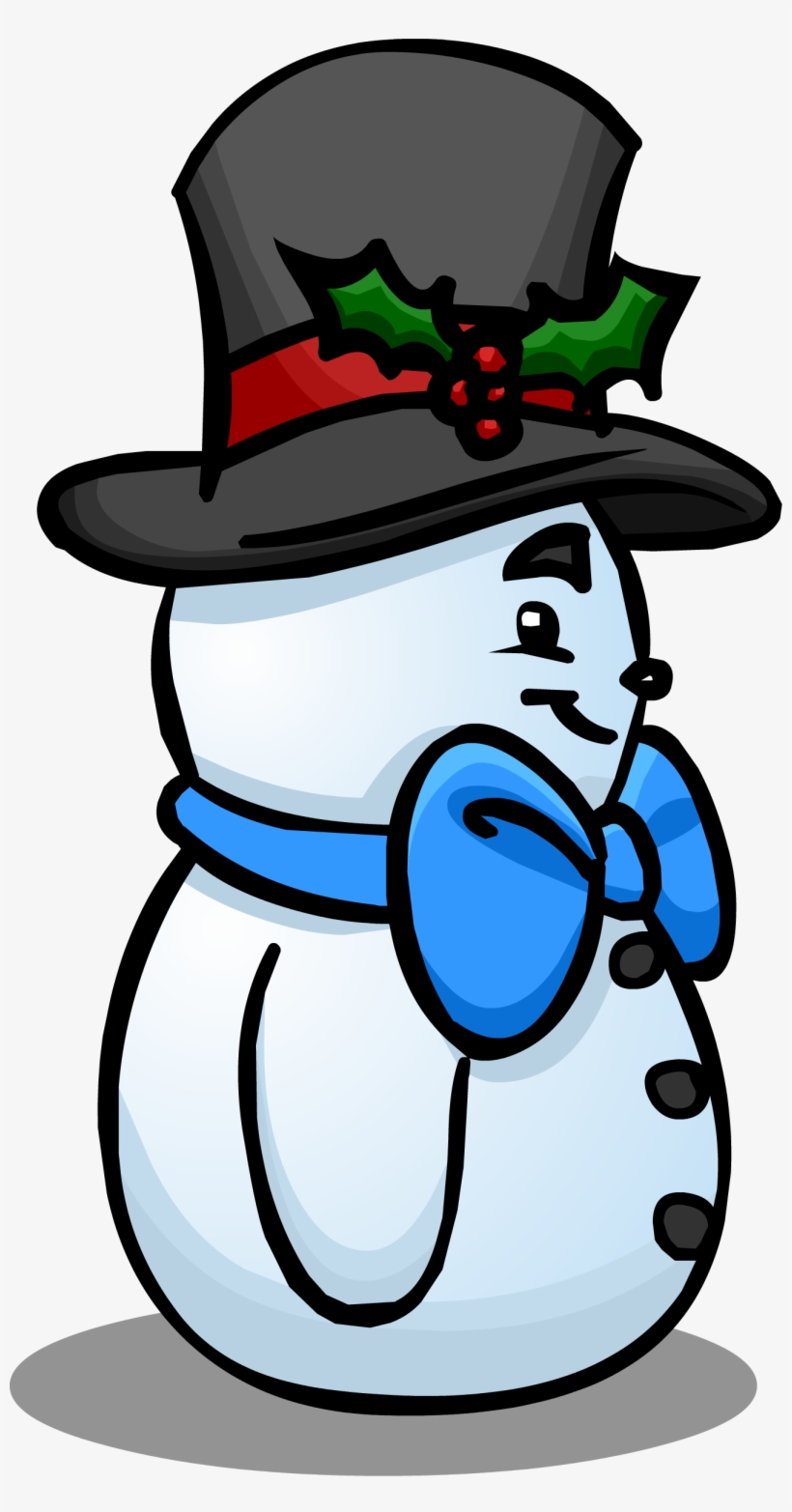Top Hat Snowman Sprite 007 - Portable Network Graphics, transparent png download