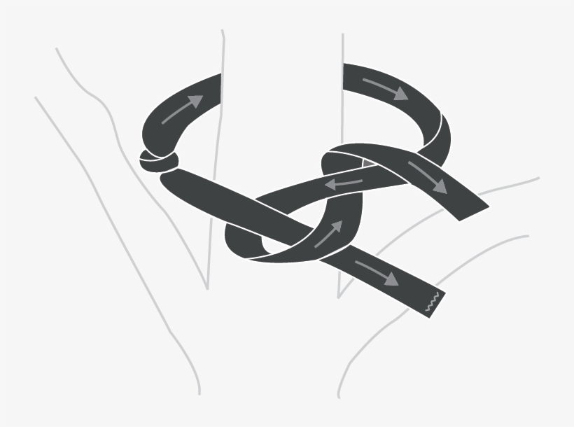 Begin A New Knot Below The Knot That Was Tied In Step - Calligraphy, transparent png download