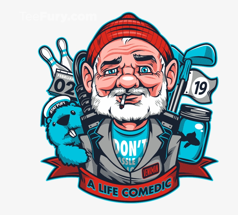 B Mco A Life Comedic Nvy V=1522373520 - T-shirt, transparent png download