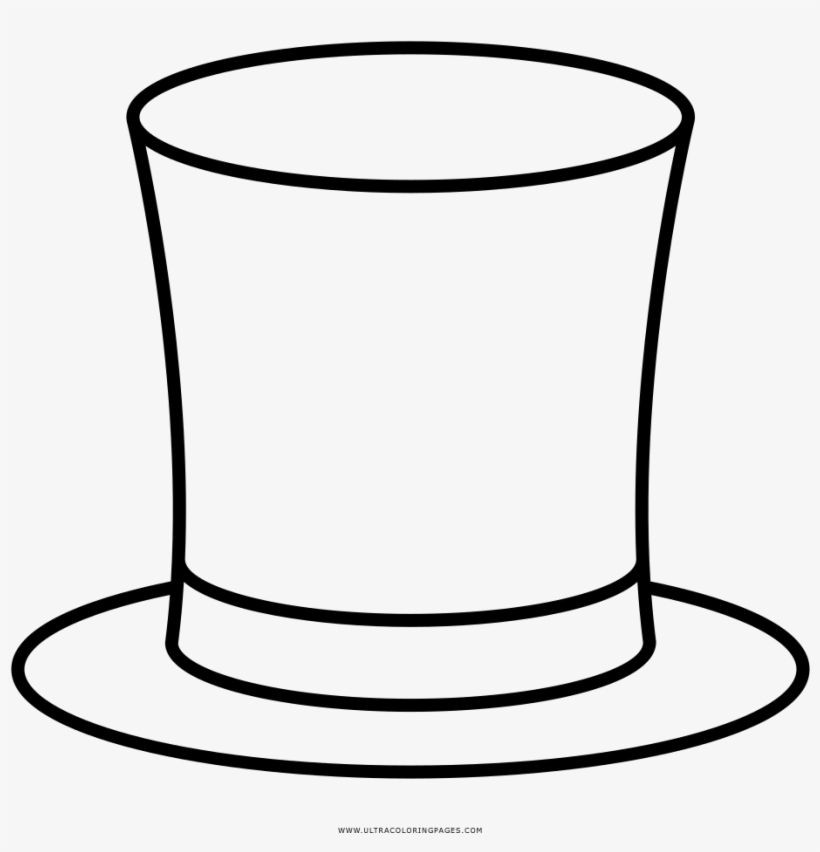 Top Hat Coloring Coloring Pages