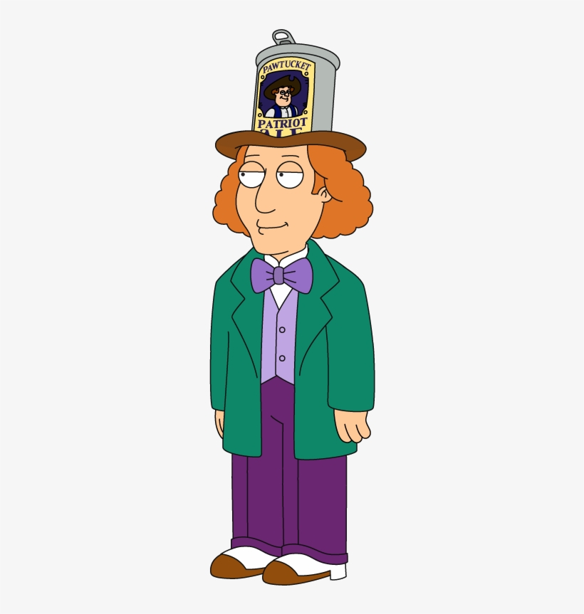 Fg Pawtucketpat - Willy Wonka On Family Guy, transparent png download