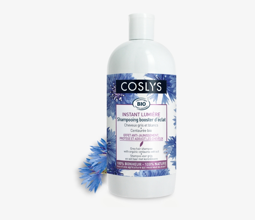 Grey Hair Shampoo With Organic Centaurea Extract - Coslys White Hair Shampoo 500 Ml 500 Ml, transparent png download