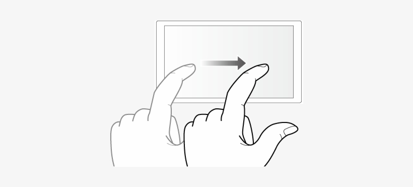 Touching And Holding - Liquid-crystal Display, transparent png download