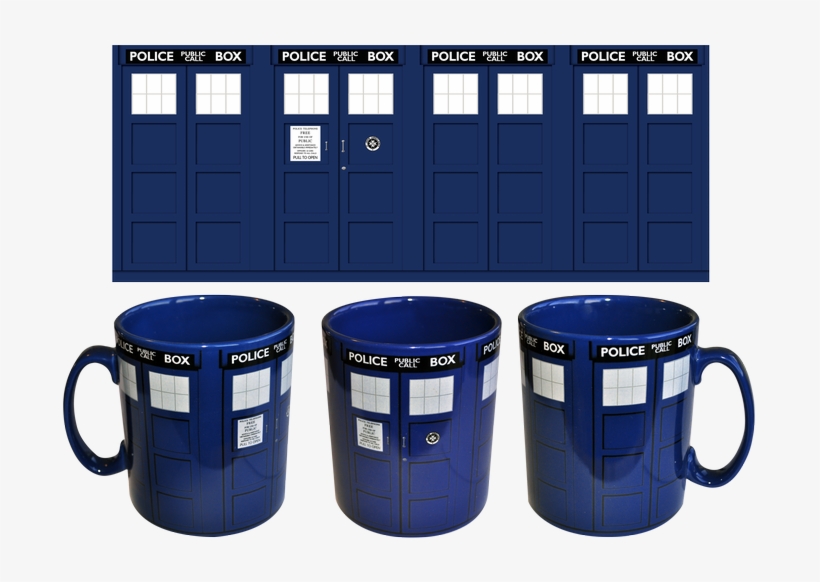Enlarge - Doctor Who Tardis Cup, transparent png download