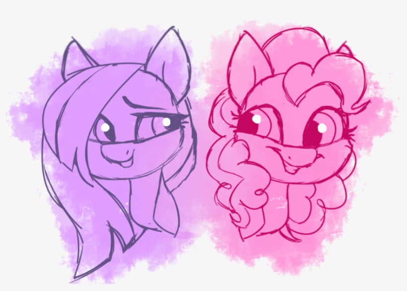 Drunkencoffee, Bust, Duo, Female, Looking At Each Other, - Twin, transparent png download