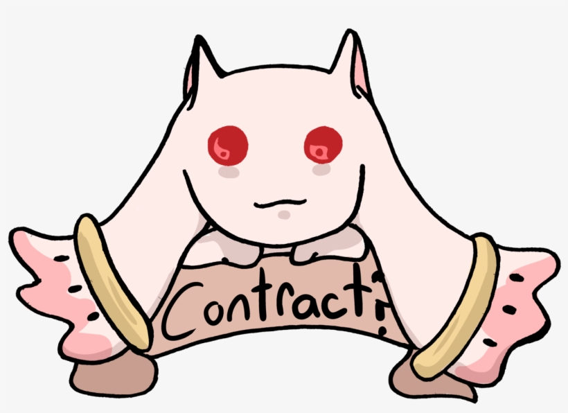 Art Sketches Warmups Doodles Kyubey Madoka Pmmm Puella - Teepublic, transparent png download