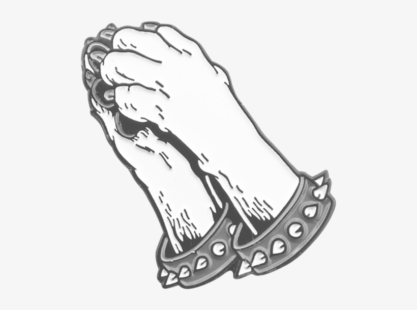 'praying Paws' Lapel Pin - Lil Bullies/リルブリーズ/praying Aws, transparent png download