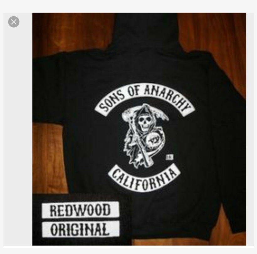 Sons Of Anarchy Zip Hooded Sweatshirt - Paul Jhon Vasquez Son Of Anarchy, transparent png download
