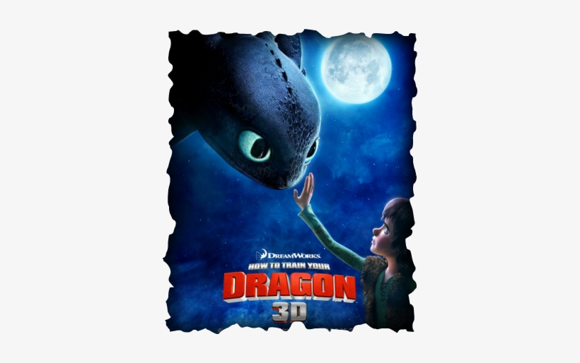Picture - Train Your Dragon Movie Poster, transparent png download