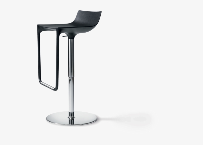 Macao Barstool Black, Base Chrome - Macao Bar Stool, transparent png download