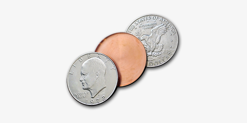 Expanded Eisenhower Dollar Shell Tails - Eisenhower Dollar, transparent png download