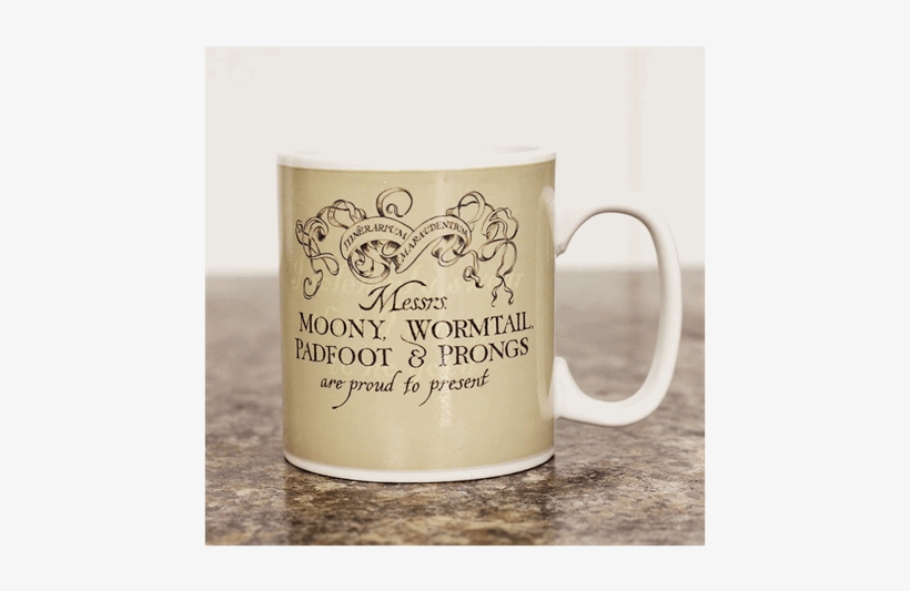 1 Of - Harry Potter Marauders Map Heat Change Mug, transparent png download