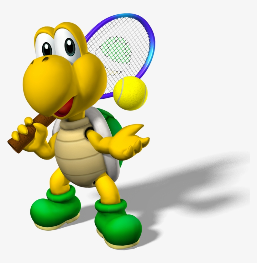 Koopa Mpt Artwork - Mario Power Tennis Koopa, transparent png download