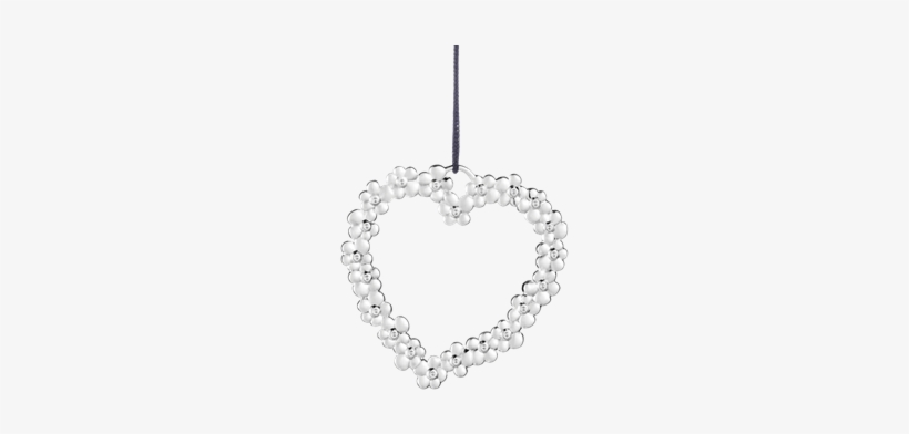 Flower Heart H7 5 Silver Plated Karen Blixen - Heart 6 Cm, Silver-plated, transparent png download