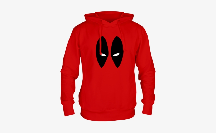 Толстовка Deadpool Face Цвет Красный - Tolstoy Shirt, transparent png download