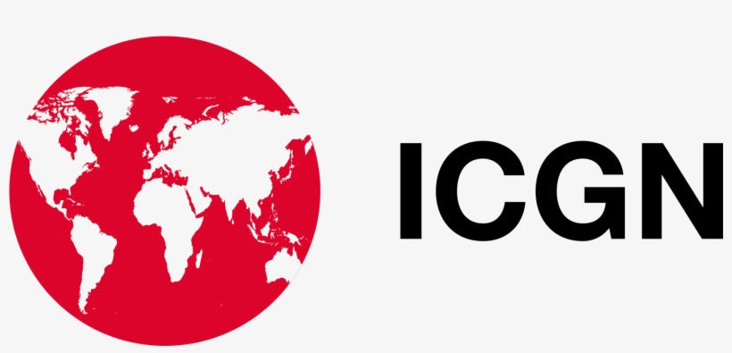 Icgn Logo Short - World Map, transparent png download