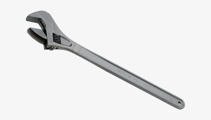 Bahco Adjustable Wrench 45 Deg Angled Head 770mm Long - Wrench, transparent png download