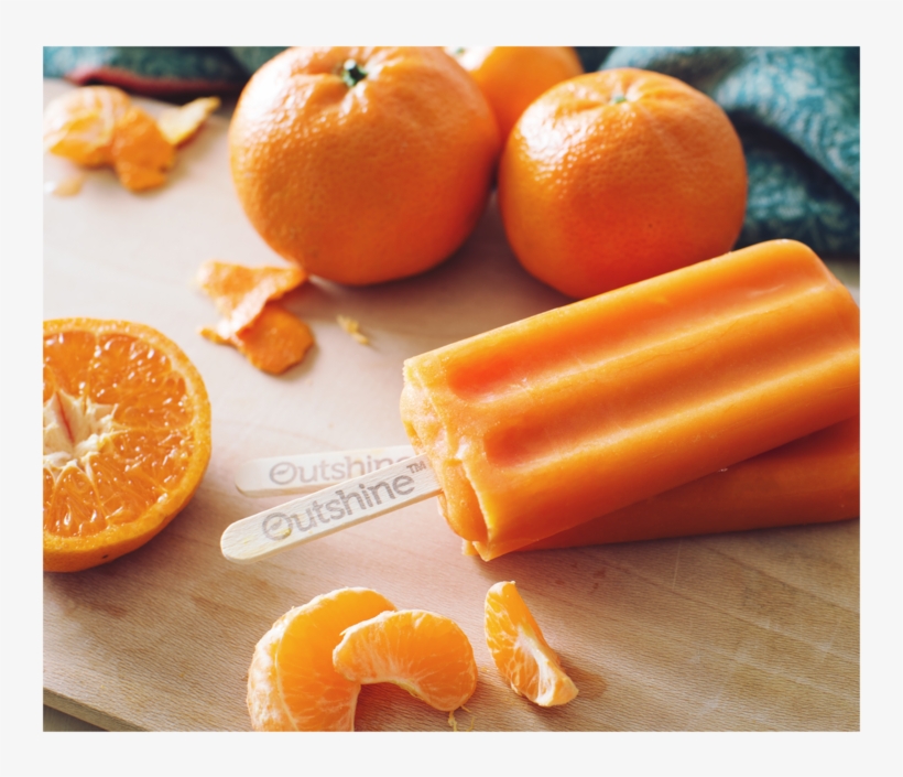 Outshine Tangerine Fruit Bars Dessert PNG Image Transparent PNG