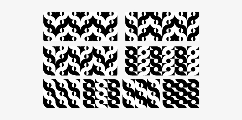 Positive-negative Patterns - Curtain, transparent png download