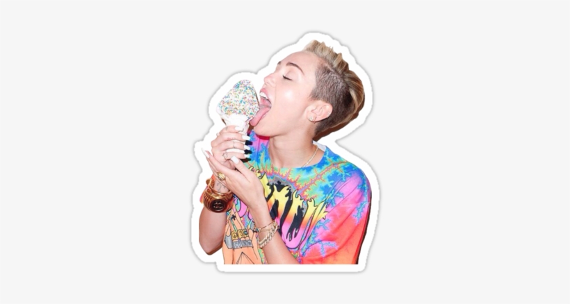 She's Just Being Miley - Miley Cyrus Ice Cream, transparent png download