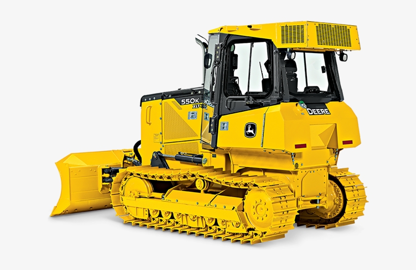 John Deere Crawler Dozer 550k - John Deere 550 Crawler Bulldozer, transparent png download