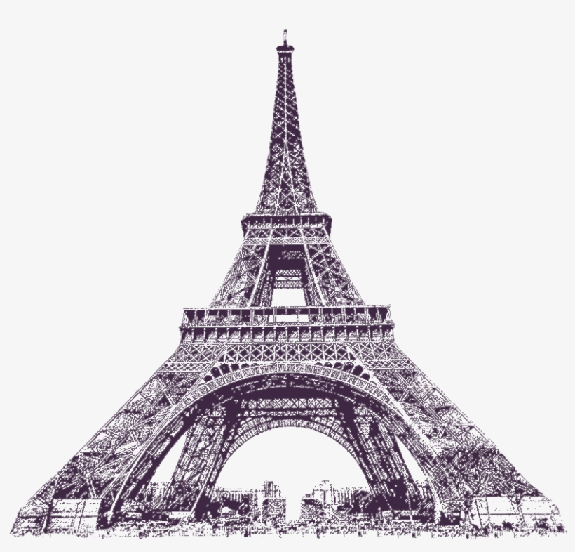Drawn Eiffel Tower Transparent - Eiffel Tower, transparent png download