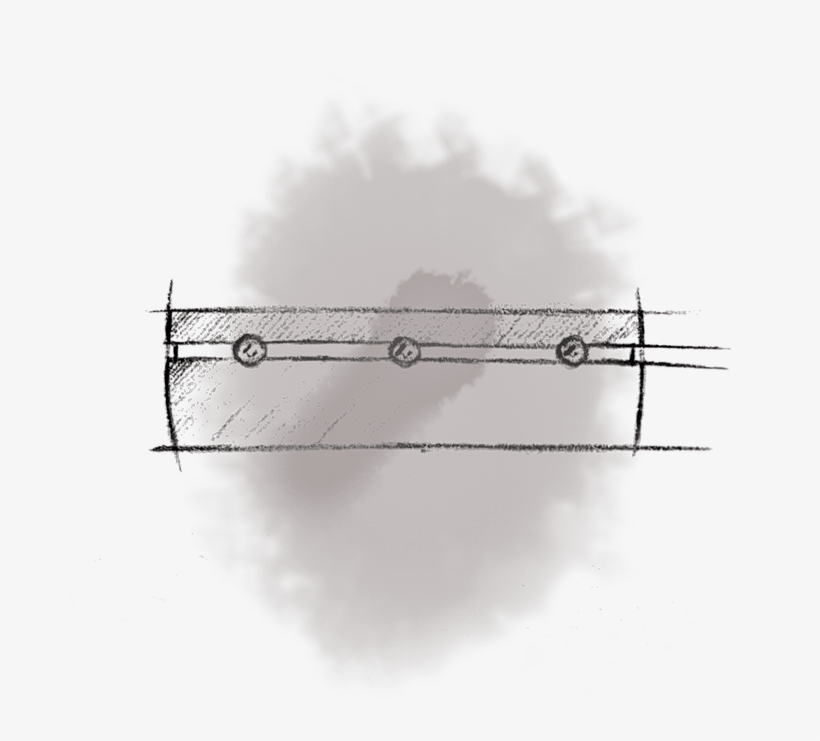 Filigree Wedding Bands - Technical Drawing, transparent png download