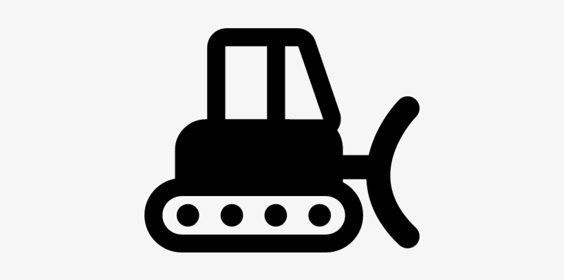 Bulldozer Vector - Excavator Shape Png, transparent png download
