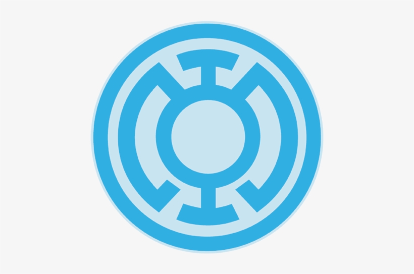 Green Lantern Blue Symbol Youth T Shirt - Blue Lantern Corps Logo, transparent png download