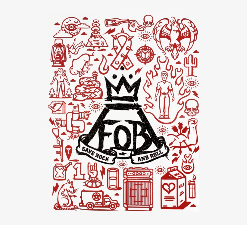 #fall Out Boy - Fall Out Boy Iphone Background, transparent png download