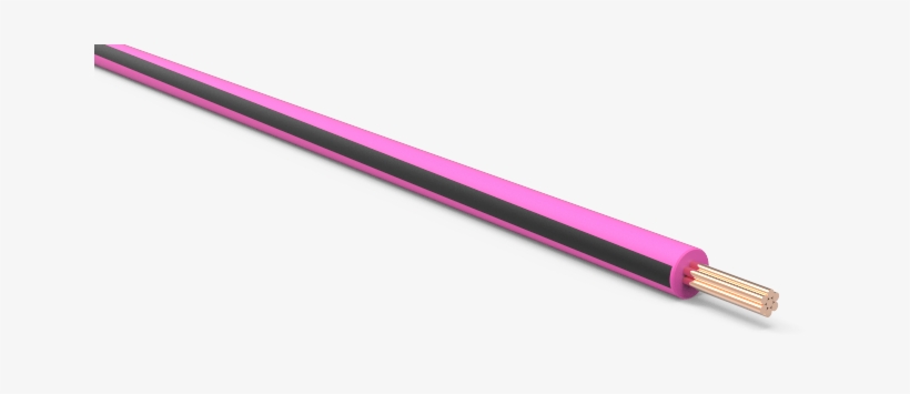 Txl Automotive Wire 20 Awg Pink W/ Black Stripe Bulk - Parallel, transparent png download