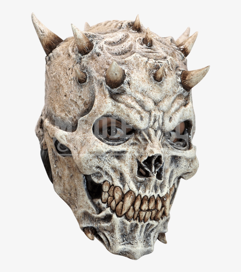 Spiked Skull Mask - Demon Skull Mask Realistic, transparent png download